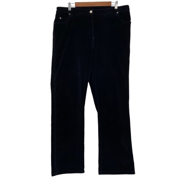 Woolrich Women's Corduroy Pants‎ Size 14 Black - Picture 1 of 8